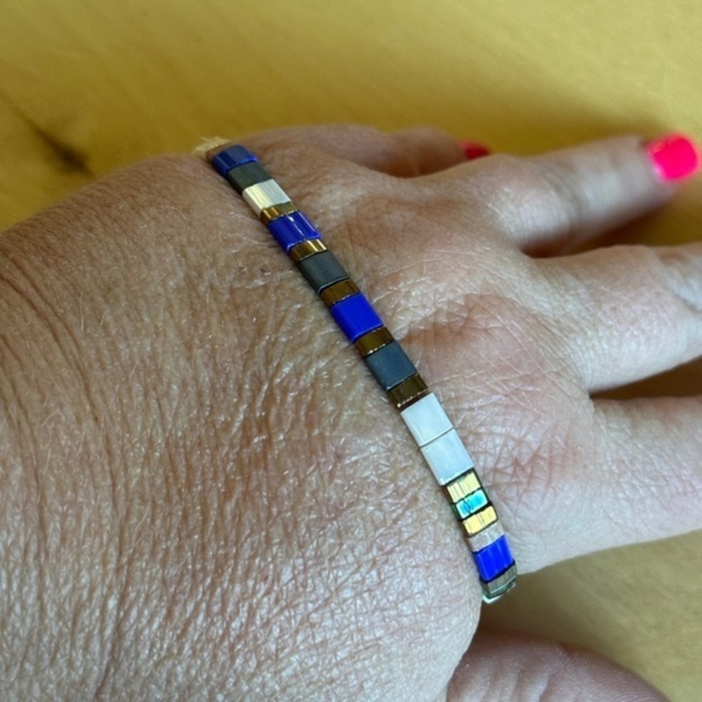Mother of Pearl Colorful Beaded Bracelet